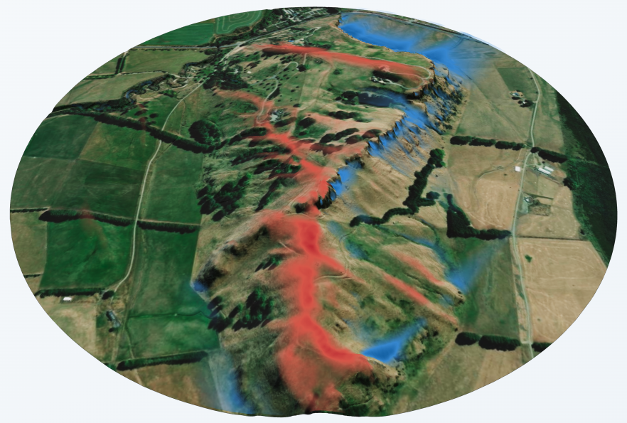 Wind speed simulation over complex terrain in FlowDeck